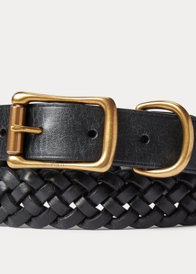 Cintos Polo Ralph Lauren Braided Couro Homem 26479-LVQT